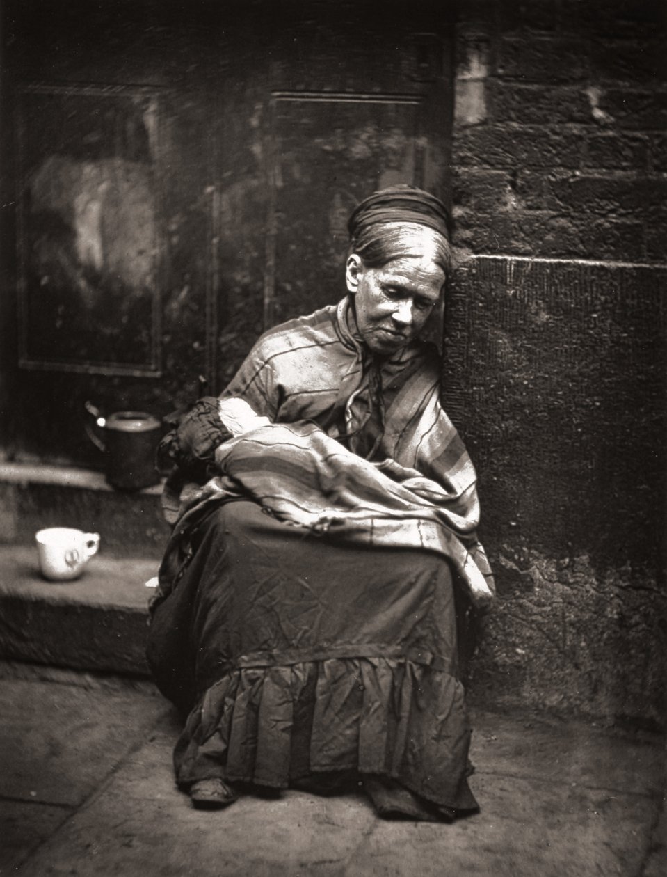 The Crawlers, J. Thomsonin ja Adolphe Smithin teoksesta Street Life in London, 1877 tekijältä John Thomson