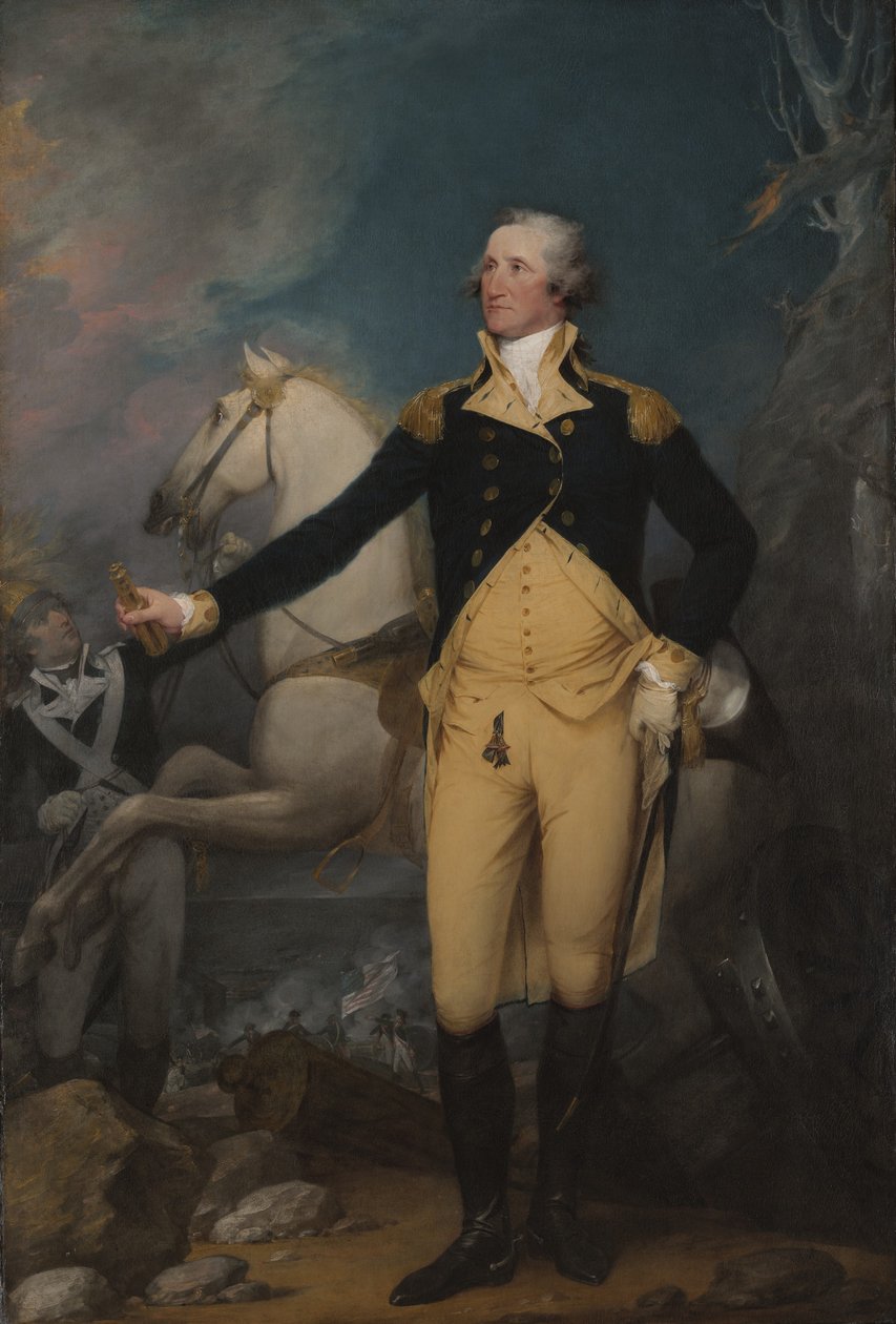 Kenraali George Washington Trentonissa, 1792 tekijältä John Trumbull