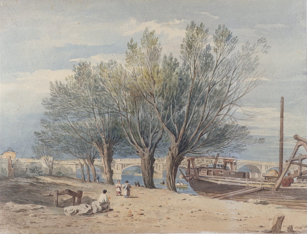 Vauxhall Bridge (wc grafiitin päällä) tekijältä John Varley