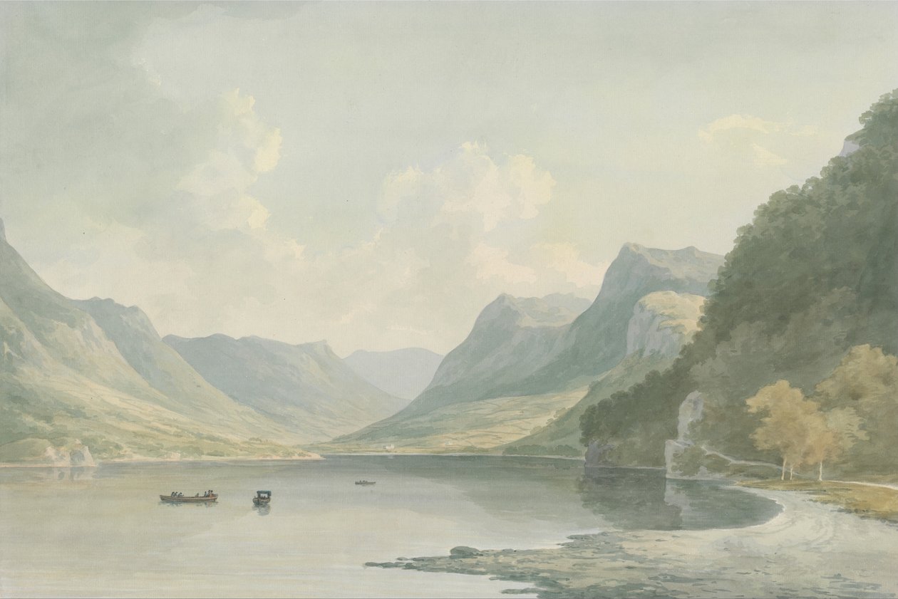 Ullswater, kohti Patterdalea tekijältä John Warwick Smith