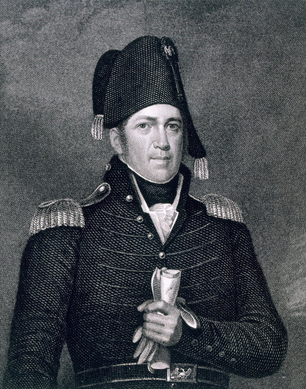 Jacob Jennings Brown (1775-1828), kaiverrus Asher Brown Durand (1796-1886) James Herringin (1794-1867) alkuperäiskappaleen kopion jälkeen tekijältä John Wesley Jarvis