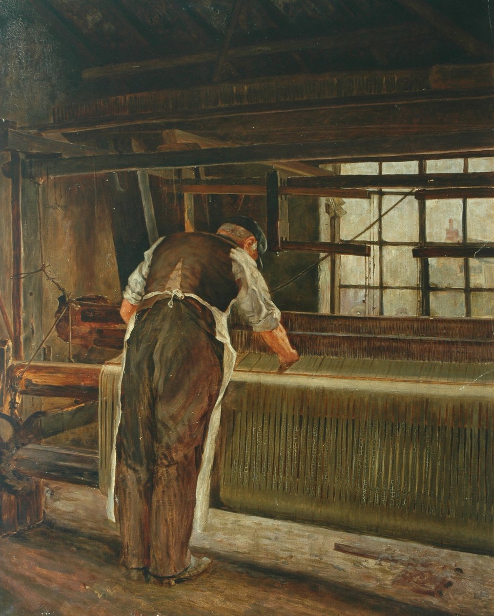 Kutominen kangaspuulla tekijältä John William Brooke