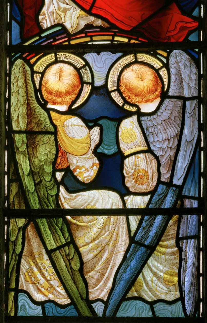 Angels, Te Deum, East Window, n.1888 tekijältä John William Brown
