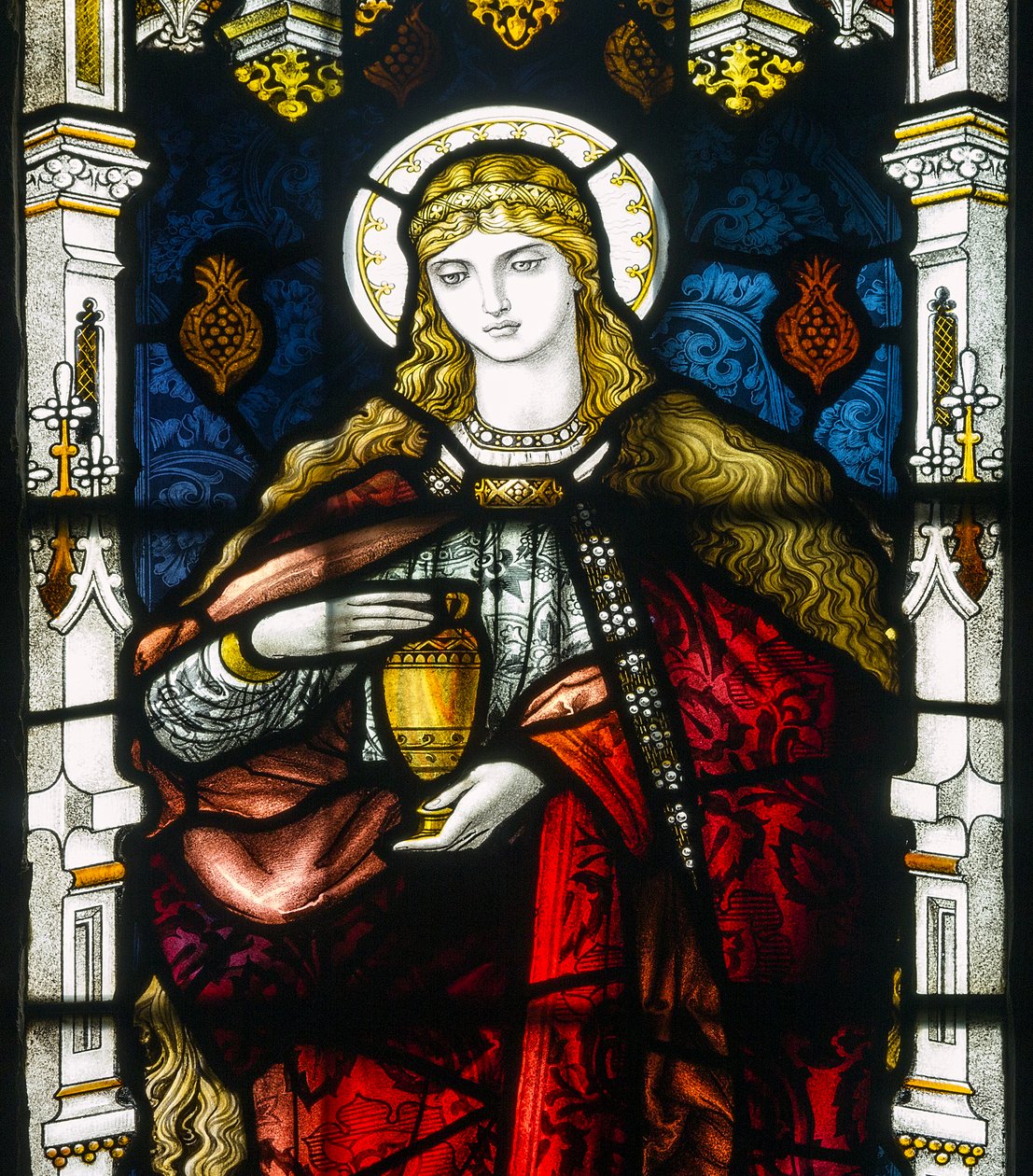 Totnes, St Mary, Foreacre at Watson c.1872-1915, John William Brown (1842-1928), Mary, 1898finn tekijältä John William Brown