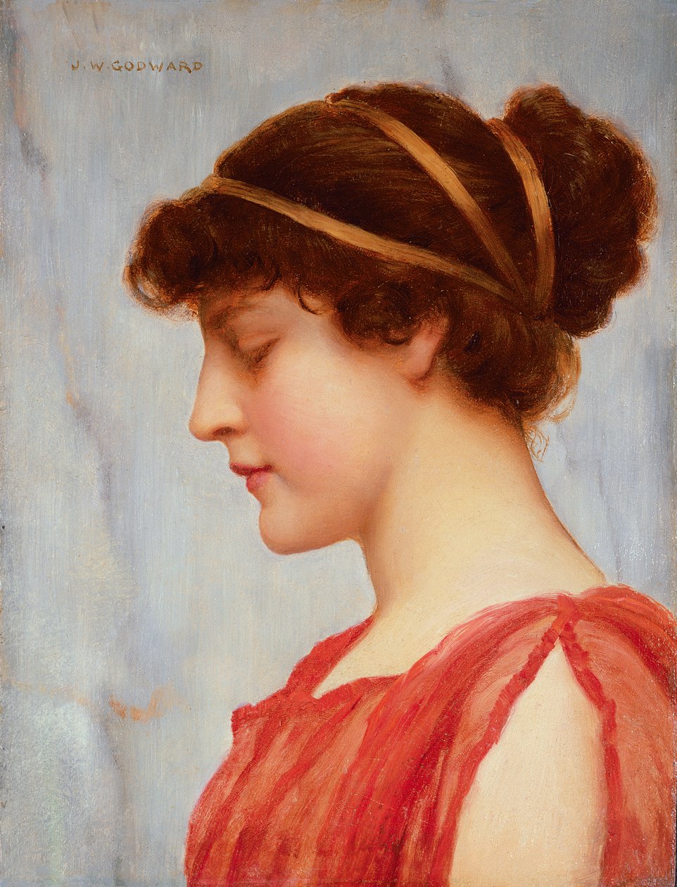 Kreikkalainen haave, 1889 tekijältä John William Godward