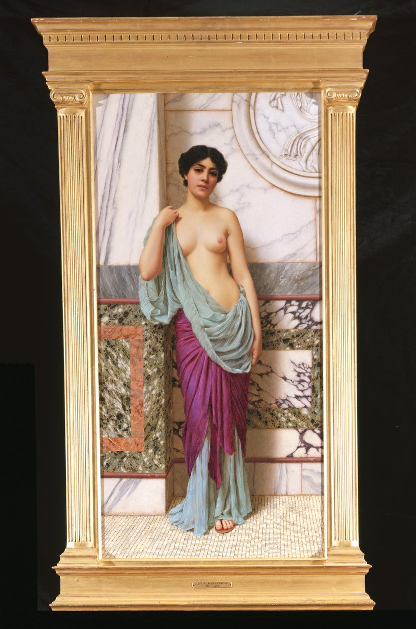 Tepidariumissa, 1909 tekijältä John William Godward