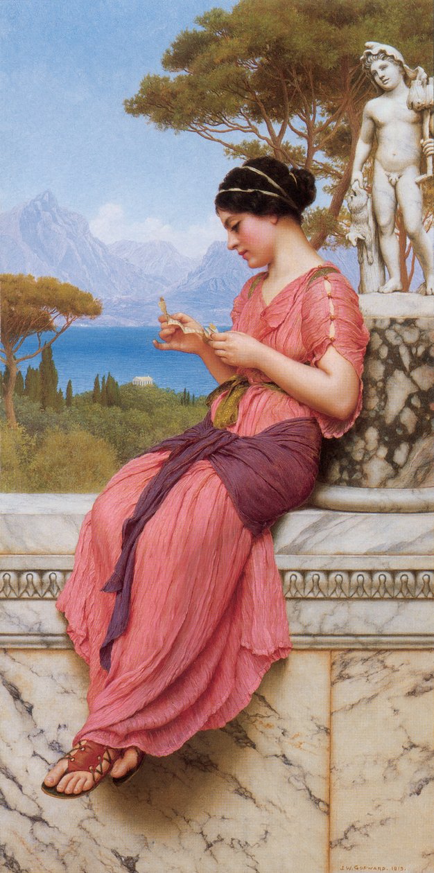 Le Billet Doux Rakkauskirje tekijältä John William Godward
