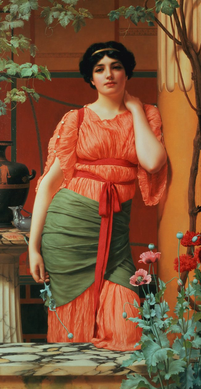 Nerissa, 1906 tekijältä John William Godward