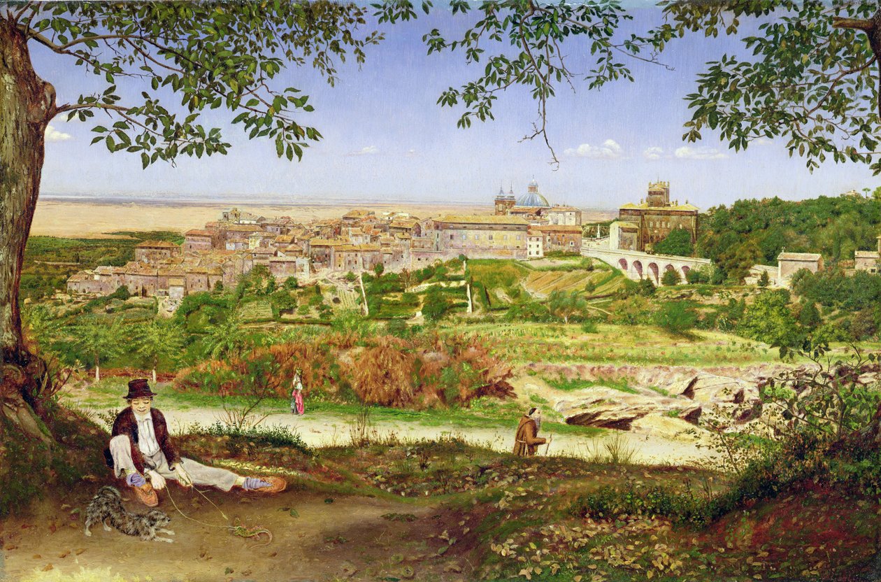 Ariccia, Italia, 1860 tekijältä John William Inchbold