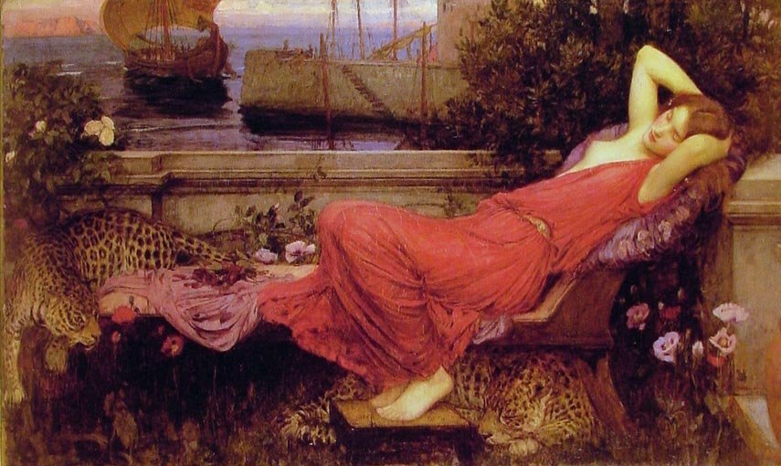 Ariadnen tekijältä John William Waterhouse
