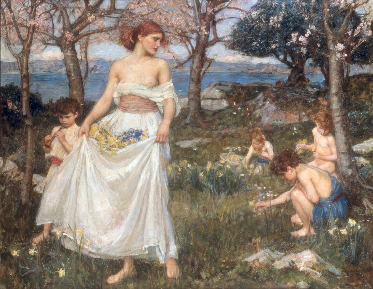 Kevään laulu tekijältä John William Waterhouse