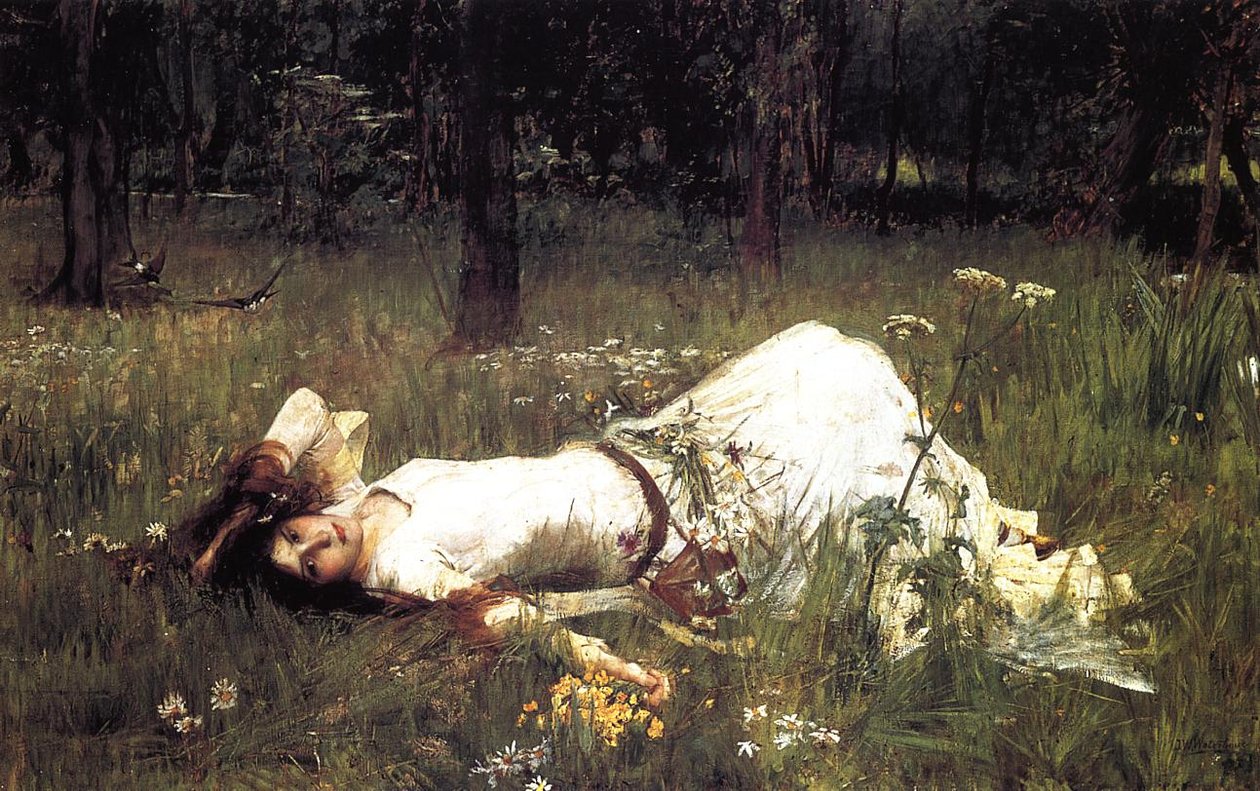 Ophelia tekijältä John William Waterhouse