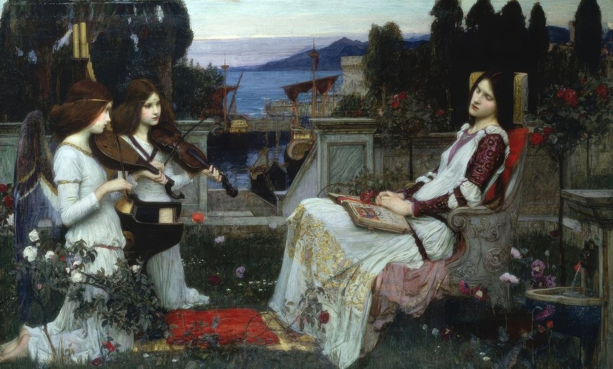 Pyhä Cecilia tekijältä John William Waterhouse
