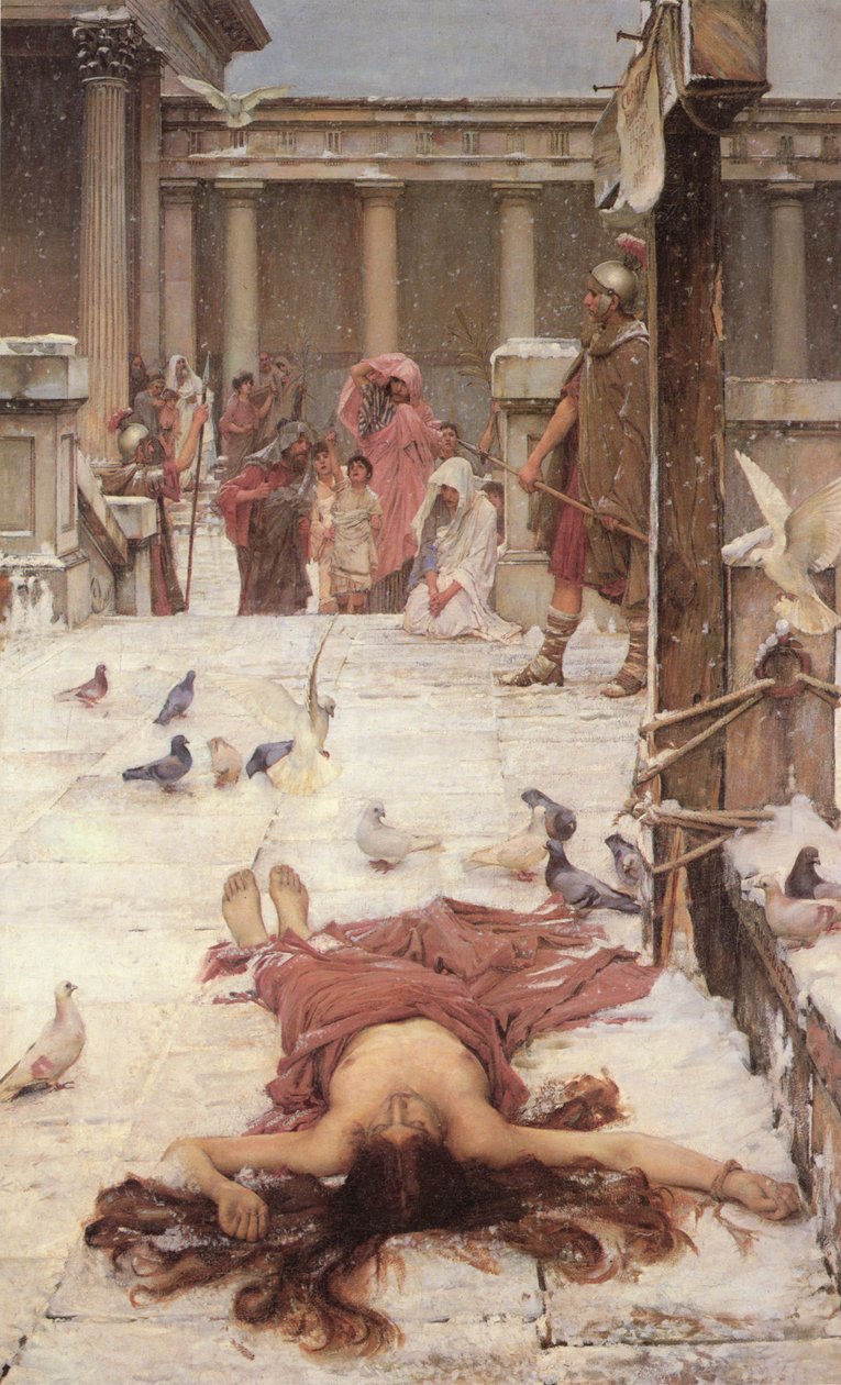 Pyhä Eulalia tekijältä John William Waterhouse