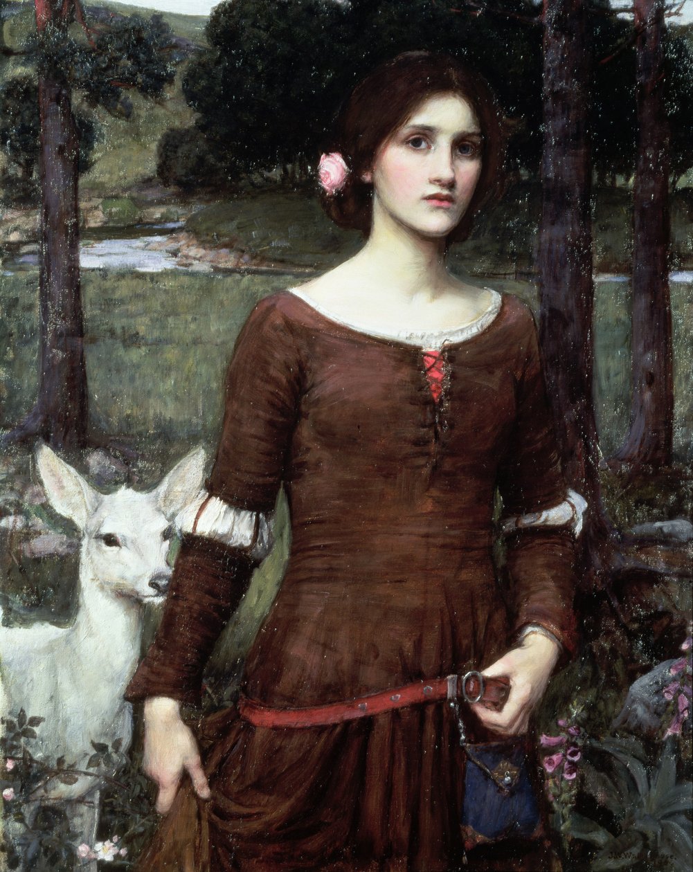 Lady Clare, 1900 tekijältä John William Waterhouse