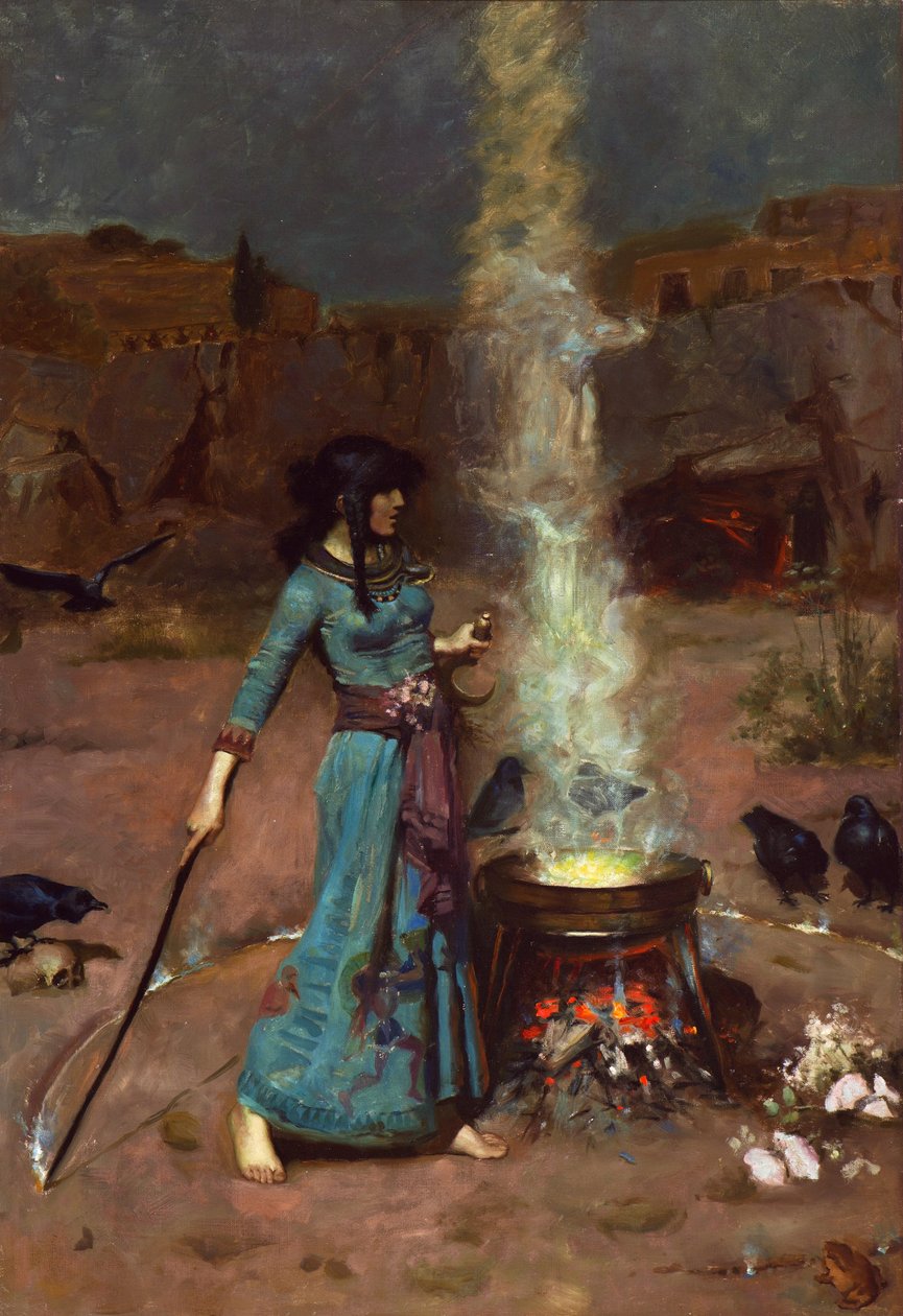 Maaginen ympyrä tekijältä John William Waterhouse