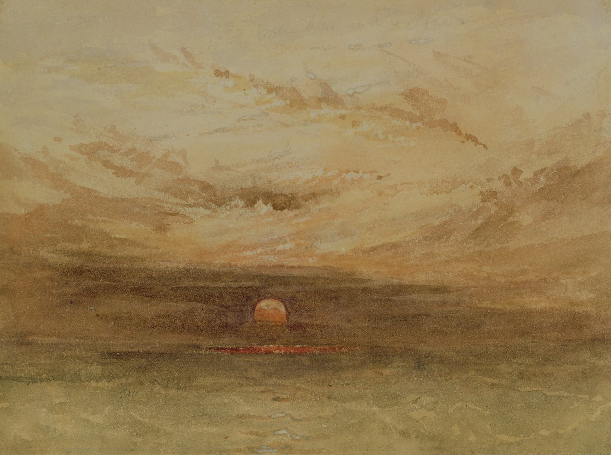 Baltian kohtaus auringonlaskusta tekijältä John Wilson Carmichael