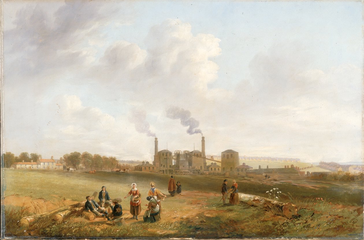 Murton Colliery, 1843 tekijältä John Wilson Carmichael
