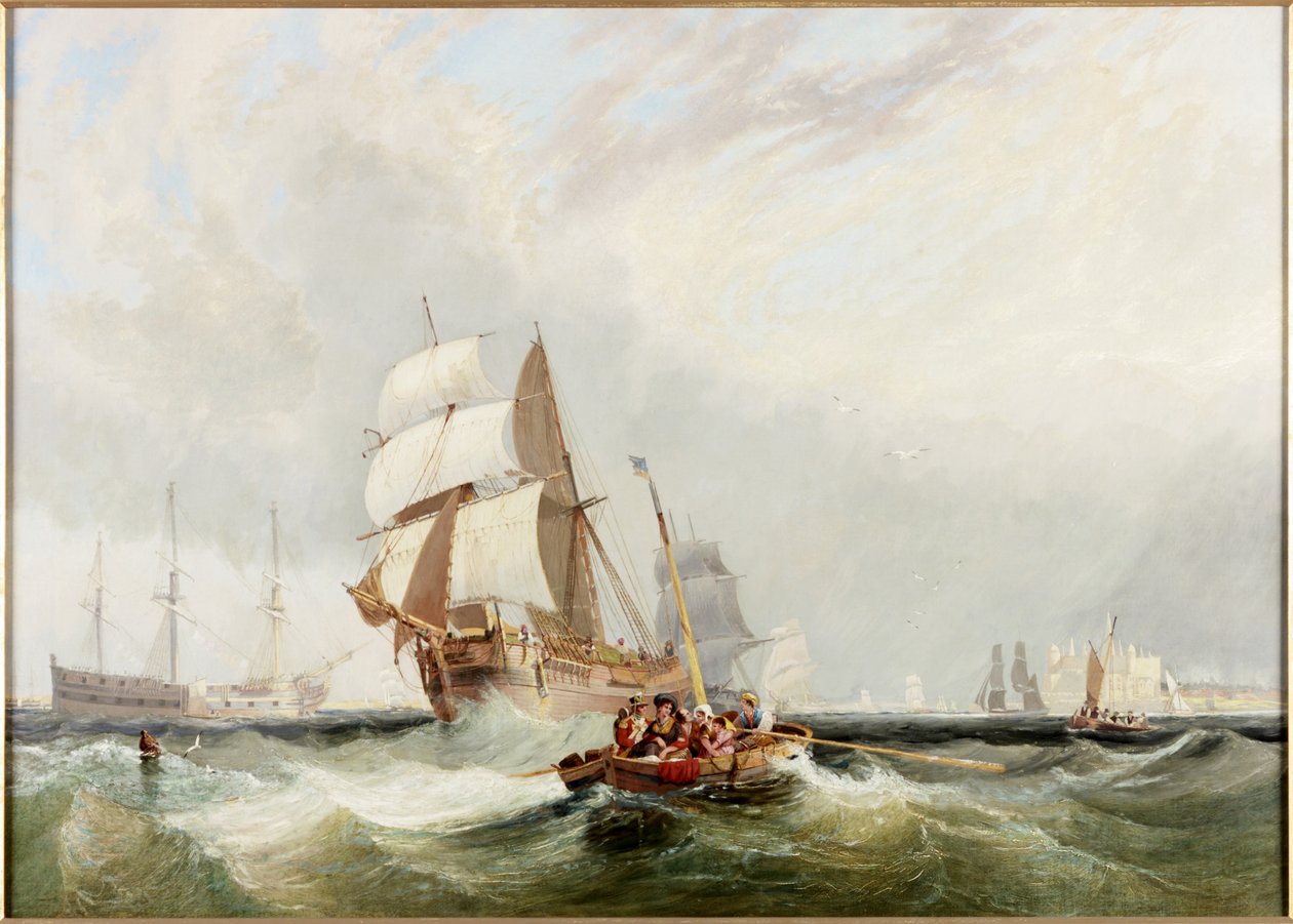 Shipping Inshore, matkustajia kuljettava vene tekijältä John Wilson Carmichael