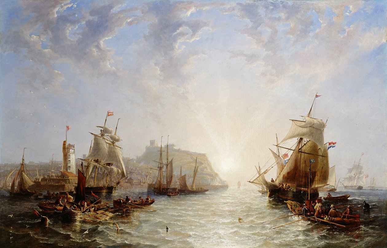 Toimitus Scarboroughista, 1845 tekijältä John Wilson Carmichael