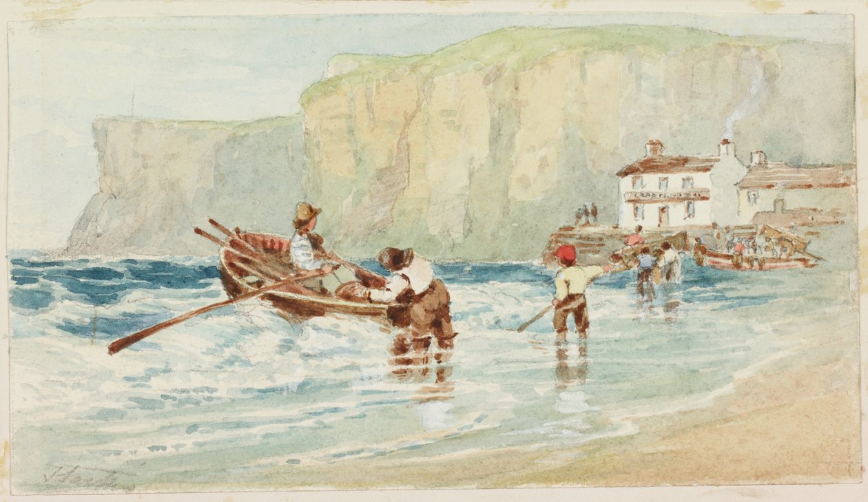 Staithes (vartalon väri) tekijältä John Wilson Carmichael