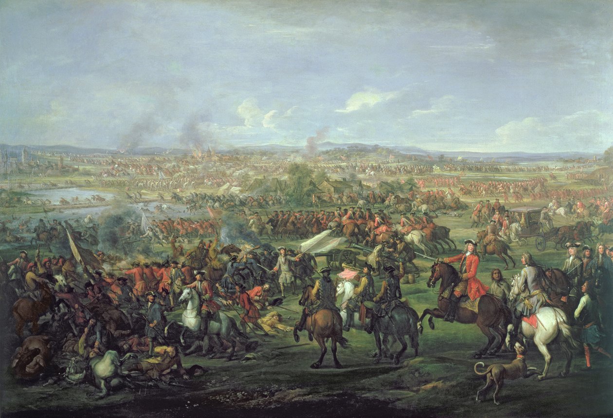 Blenheimin taistelu 13. elokuuta 1704, n. 1743 (ks. tarkemmin 195676). tekijältä John Wootton