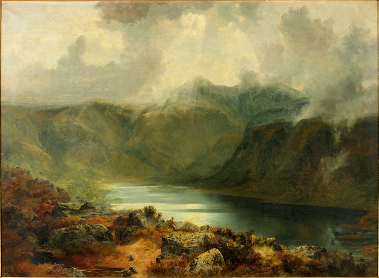 Loch Muick, Aberdeenshire, 1867 tekijältä John Wright Oakes