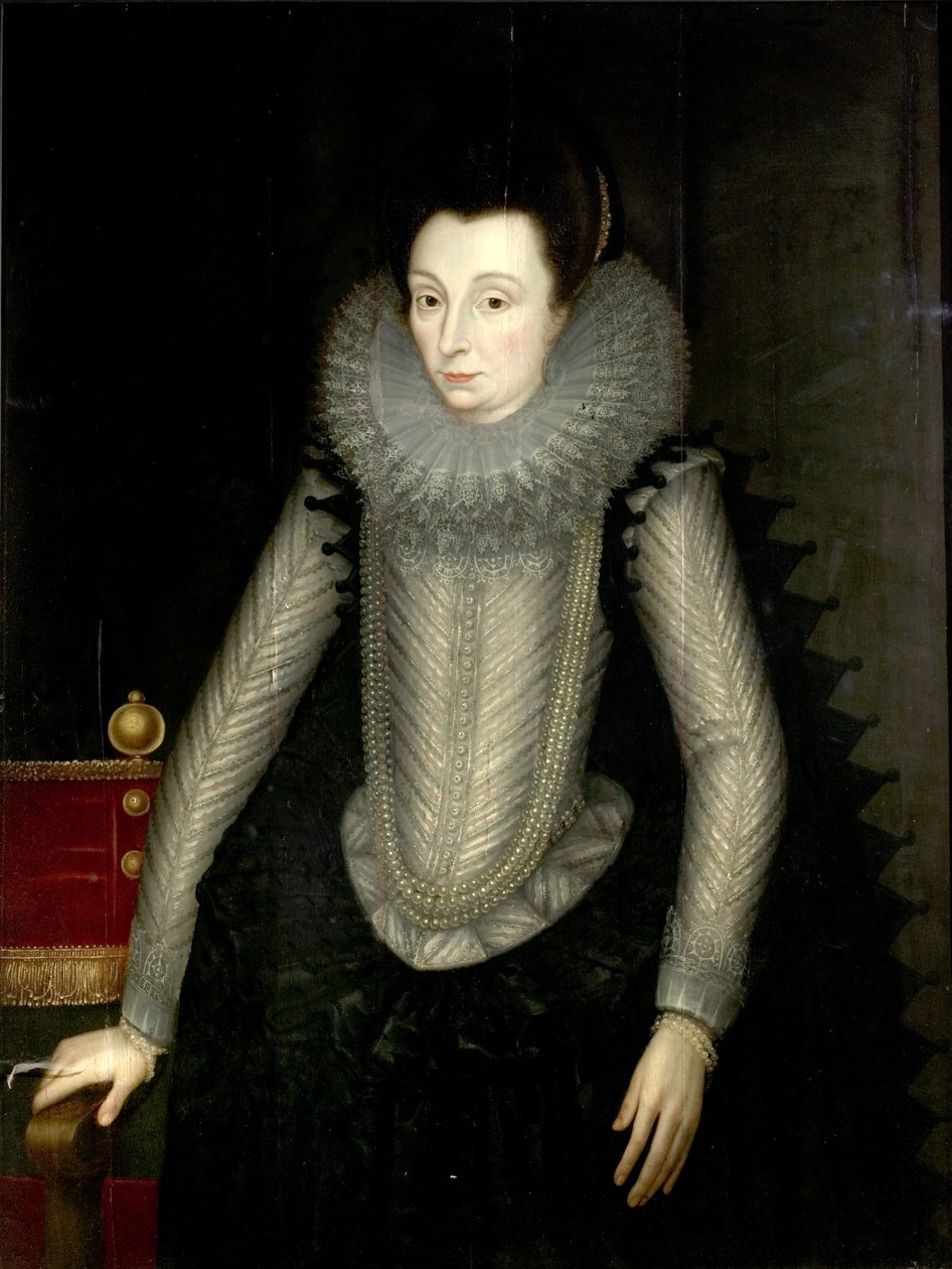 Muotokuva naisesta nimeltä Nottinghamin kreivitär, 1600-05 tekijältä John de, the Younger Critz