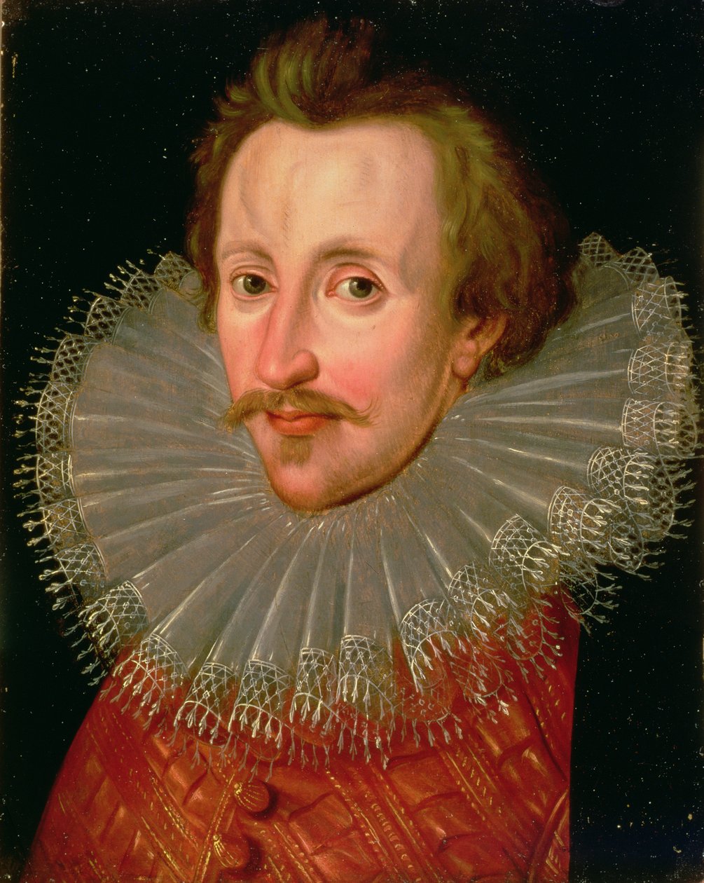 Sir Philip Sidneyn (1554-86) muotokuva n. 1620 tekijältä John de, the Younger Critz