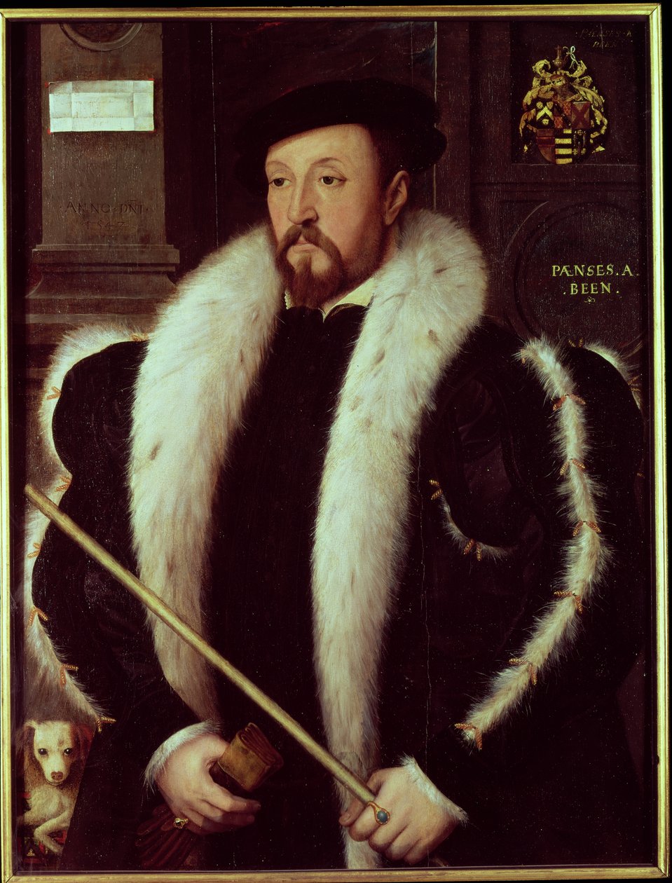 Thomas Wentworth, 1. Baron Wentworth Nettlesteadista, 1549 (paneeli) tekijältä John Bettes the Younger