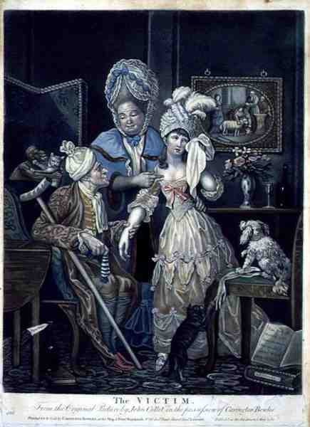 Uhri, pubi. kirjoittanut Carington Bowles (fl.1744-93) tekijältä John (after) Collet