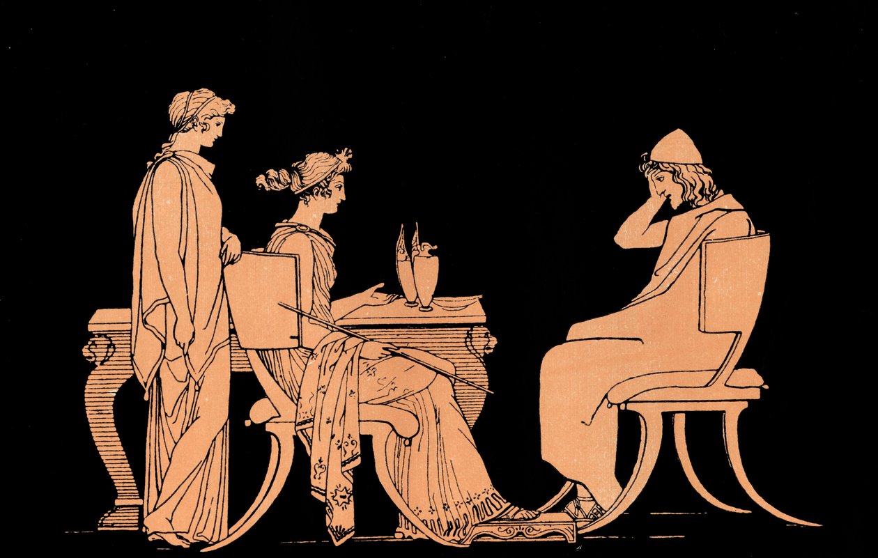 Homer Odysseia tekijältä John (after) Flaxman