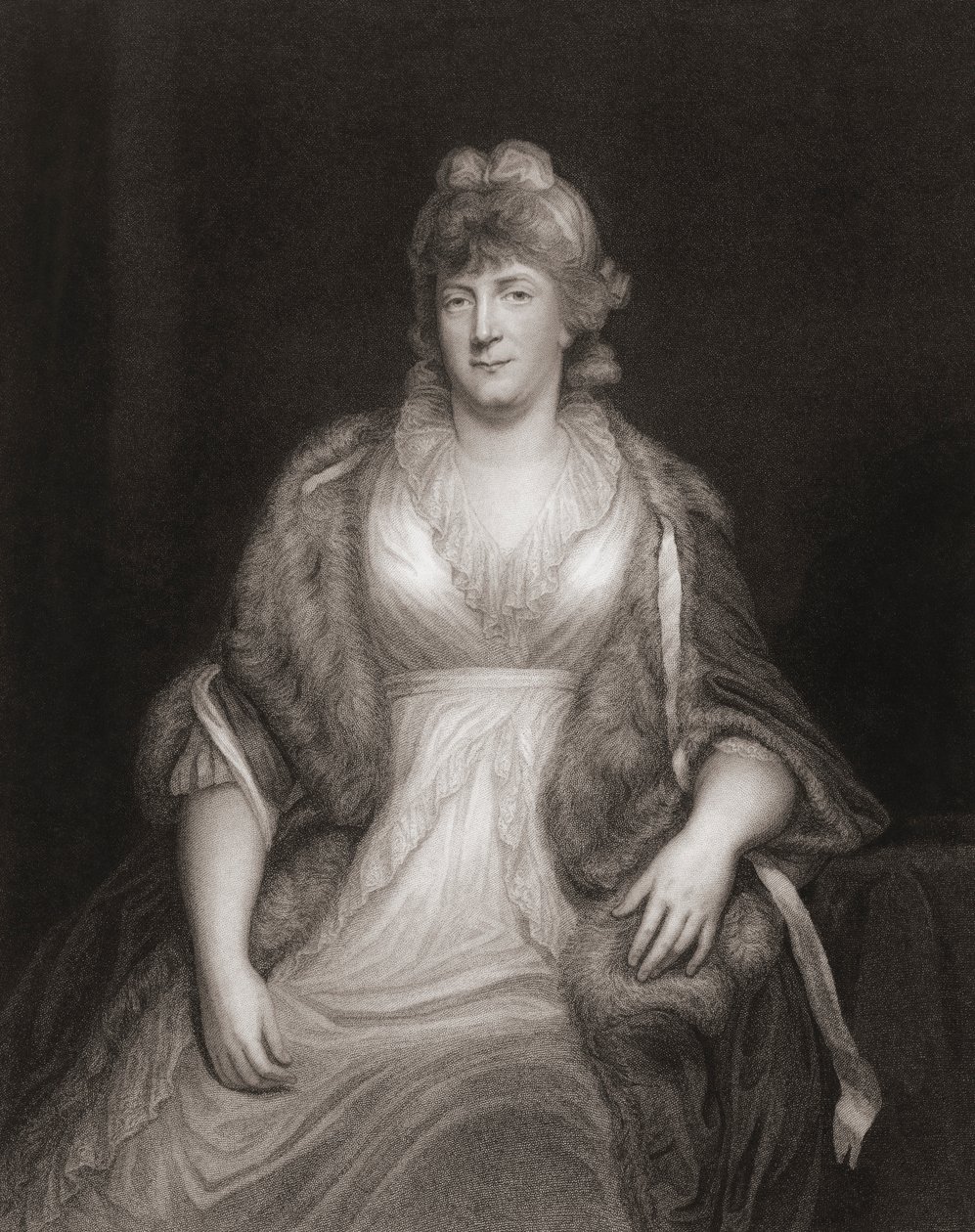 Preussin prinsessa Wilhelmina. Muotokuva tekijältä John (after) Hoppner