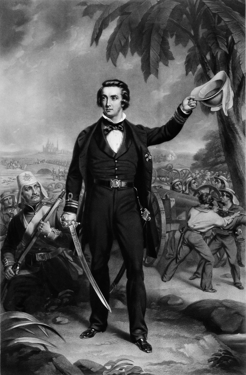 Kapteeni Sir William Peel RN, VC, KCB, 21. syyskuuta 1857 (mezzotint) tekijältä John (after) Lucas