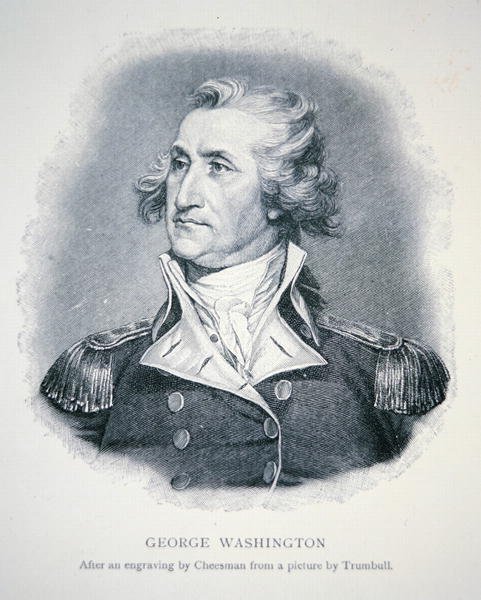 George Washington, kaiverrus Thomas Cheesman (1760-1835) (litho) tekijältä John (after) Trumbull