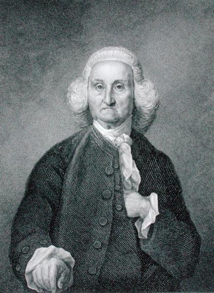 Jonathan Trumbull (1710-85) kaiverrus E. Mackenzie (kaiverrus) tekijältä John (after) Trumbull