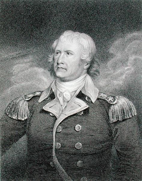 Kenraalimajuri William Moultrie (1730-1805), kaiverrus Edward Scriven (1775-1841) (kaiverrus) tekijältä John (after) Trumbull