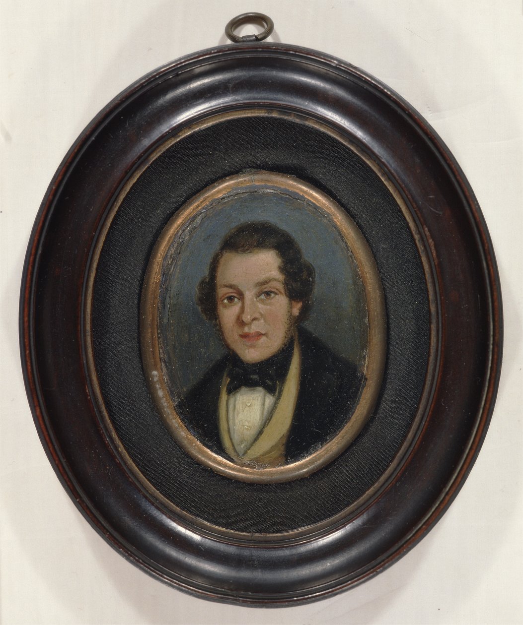 Miniatyyri: Muotokuva Abram Constablesta (1783-1862), taiteilijan veljestä (öljy levylle) tekijältä John (attr. to) Constable