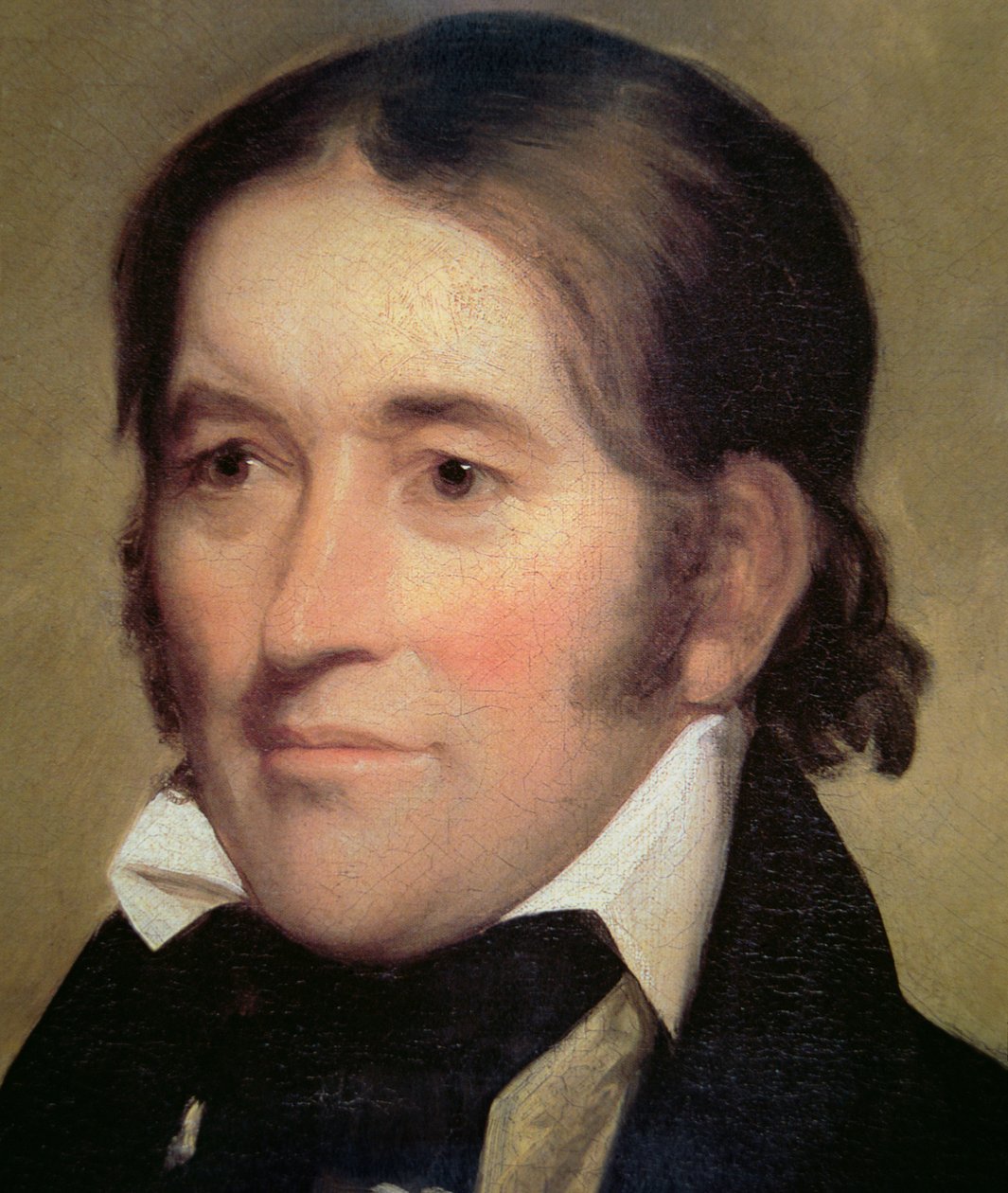 David (Davy) Crockett (1786-1836) 1834 (öljy kankaalle) tekijältä John (attr. to) Neagle