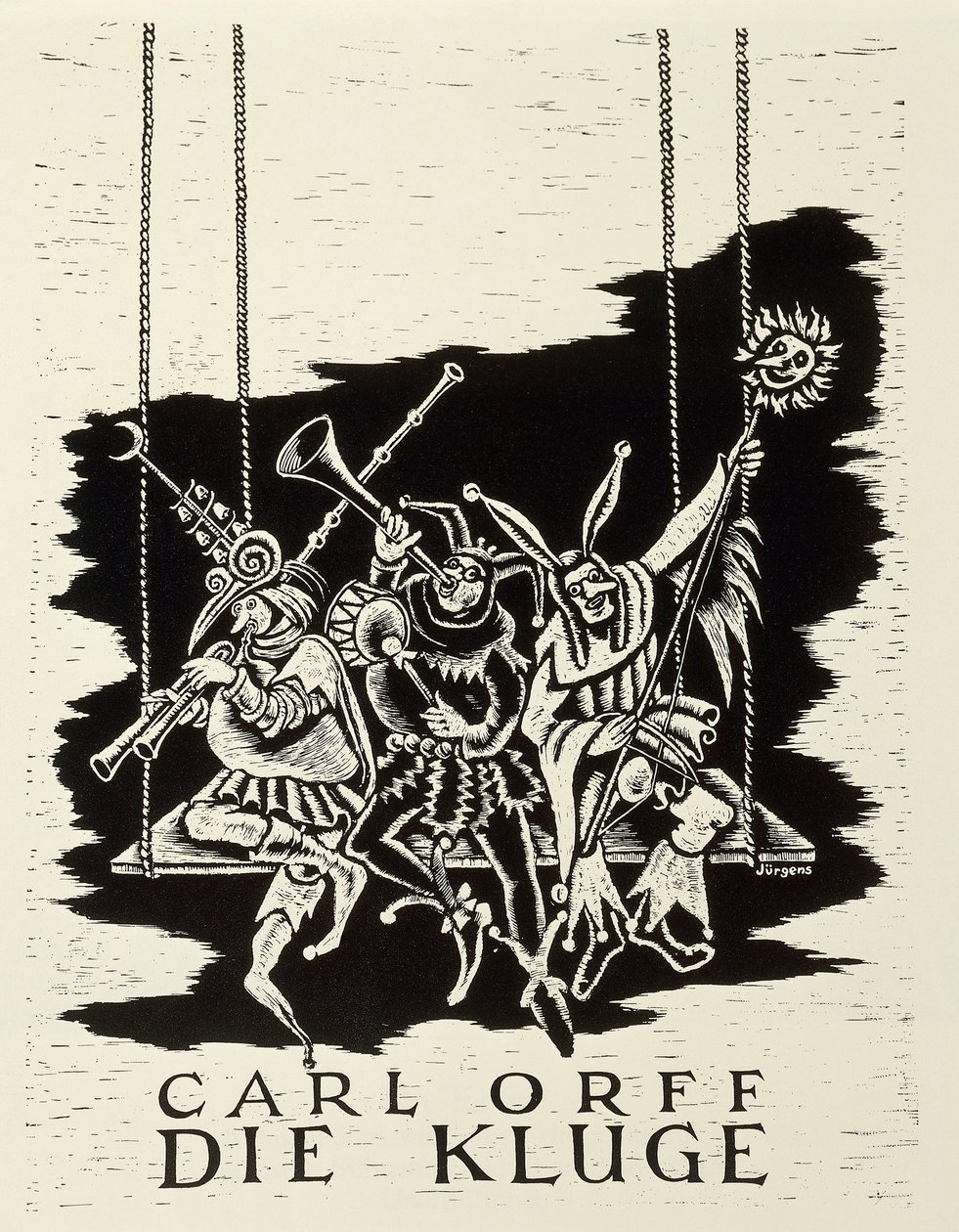 Saksa, Diessen am ammersee, Carl Orffin (1895-1982) Die Klugen (Viisas nainen) ensi-iltaesitys Frankfurtissa tekijältä Walter Charles Mills
