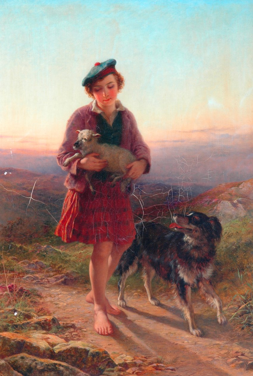Kuljettu lammas, 1863 tekijältä John Adam P. Houston