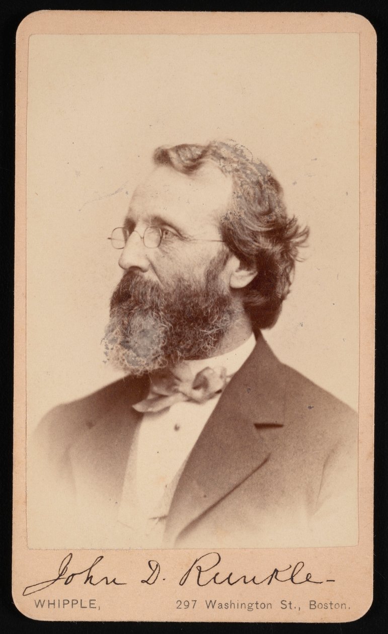 John Daniel Runklen muotokuva 1822-1902, 1865-1873. tekijältä John Adams Whipple