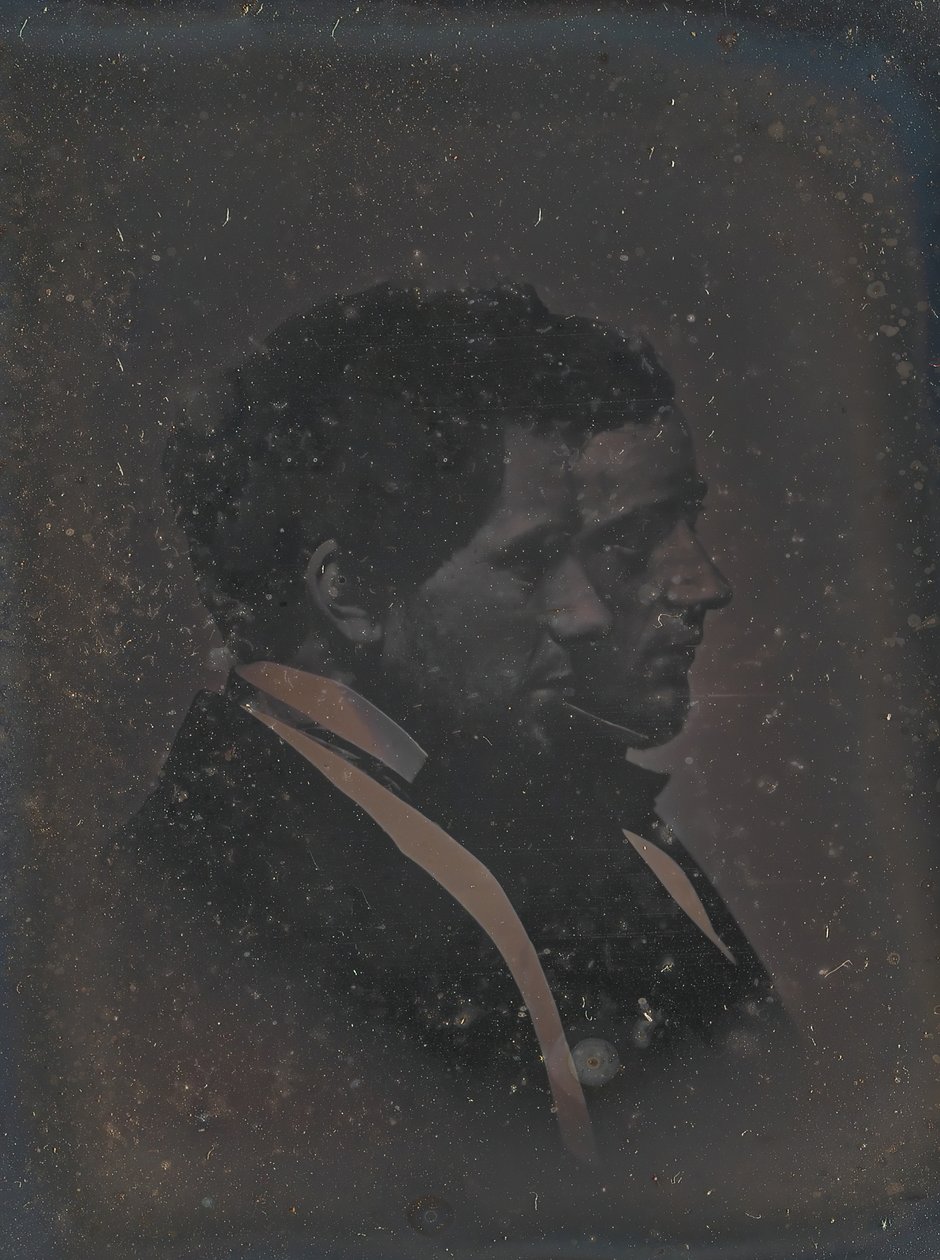 Omakuva taiteilijan veljen kanssa, 1840-luku. tekijältä John Adams Whipple