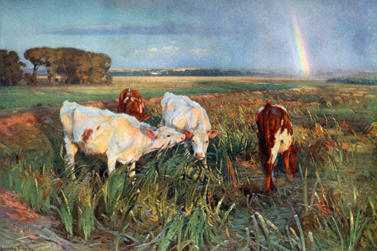 "The River Bank", 1902, 1912. tekijältä John Alfred Arnesby Brown