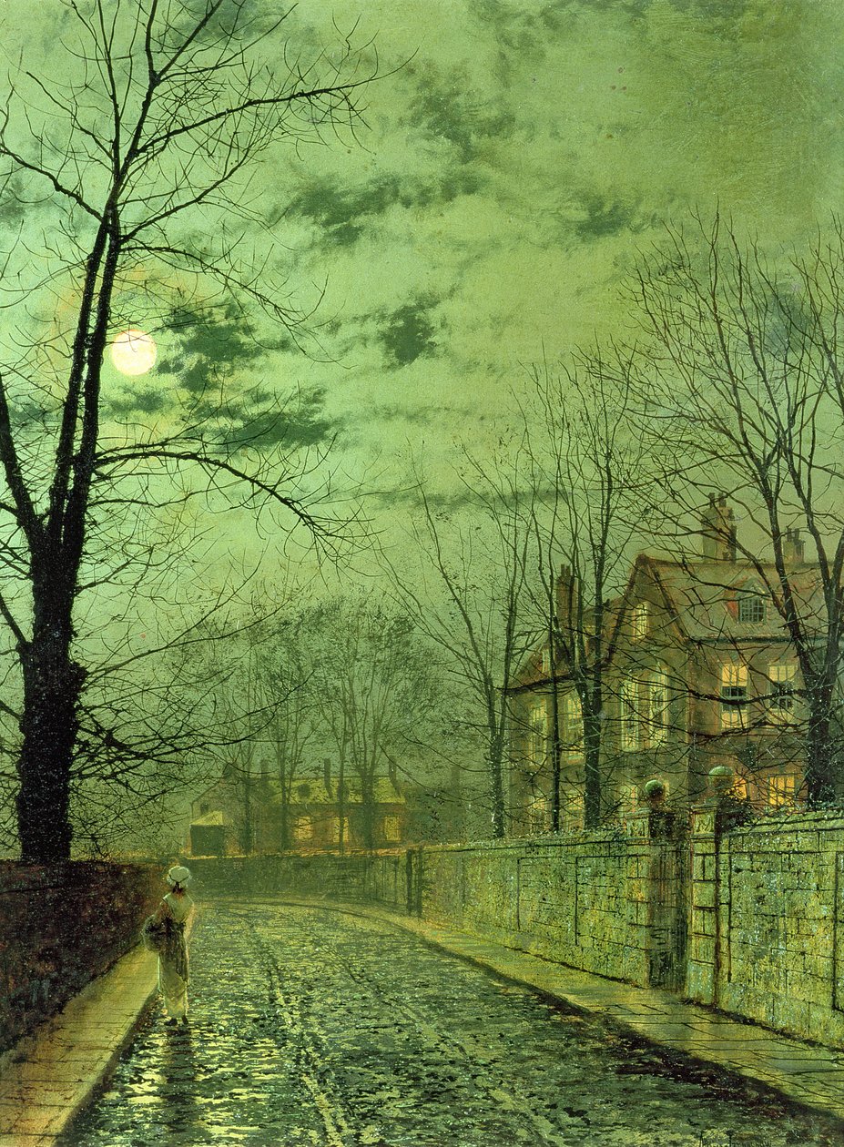 Kuutamoinen tie tekijältä John Atkinson Grimshaw