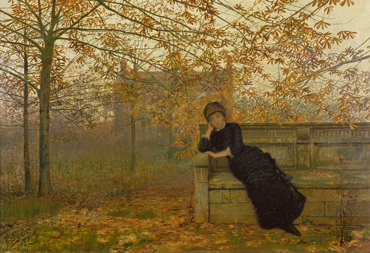 Syksyiset katumukset, 1882 tekijältä John Atkinson Grimshaw