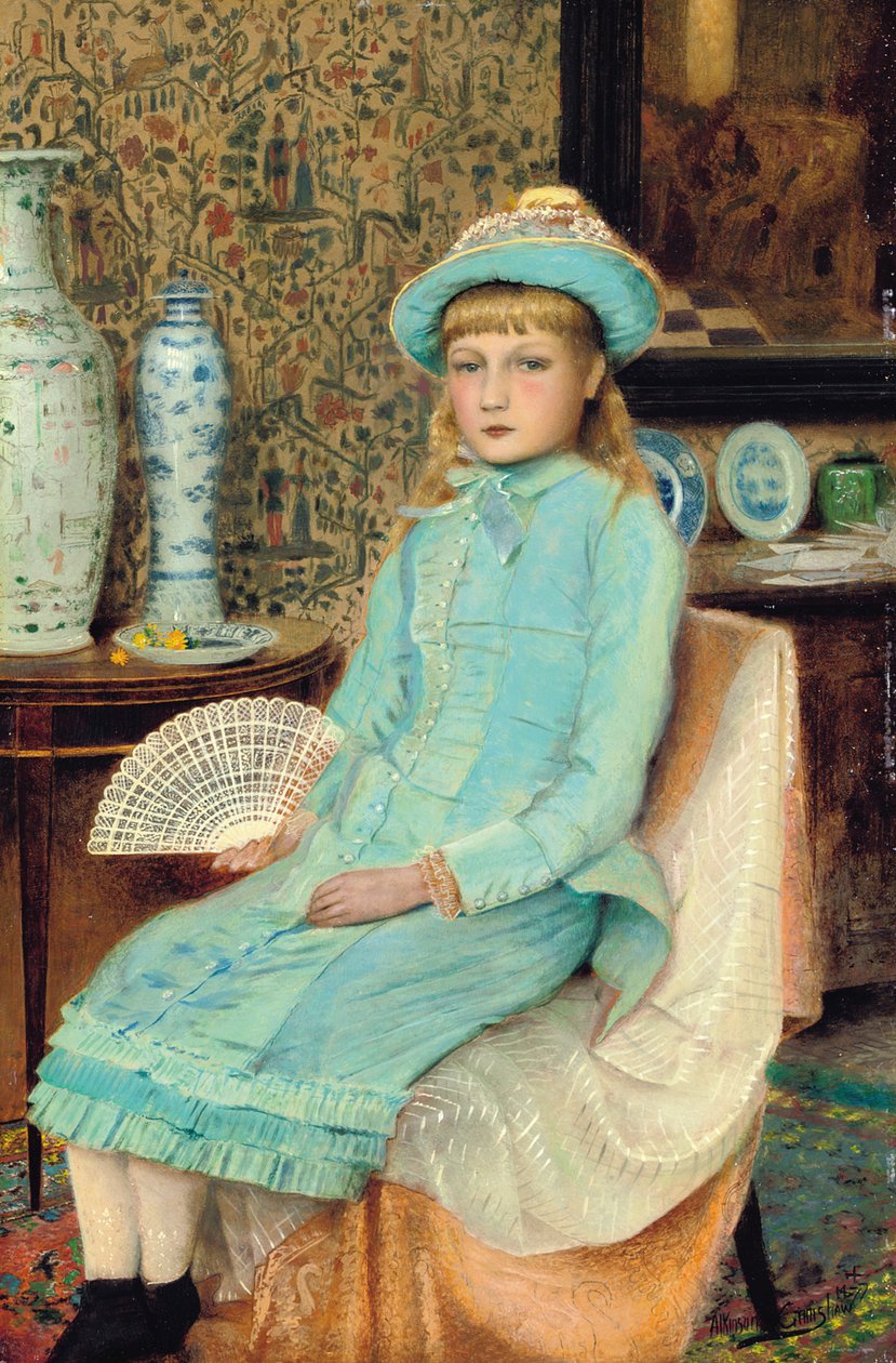 Blue Belle, 1877 tekijältä John Atkinson Grimshaw