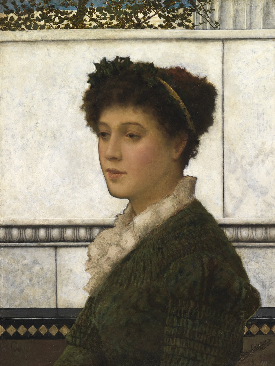 Brunetta, 1882 tekijältä John Atkinson Grimshaw