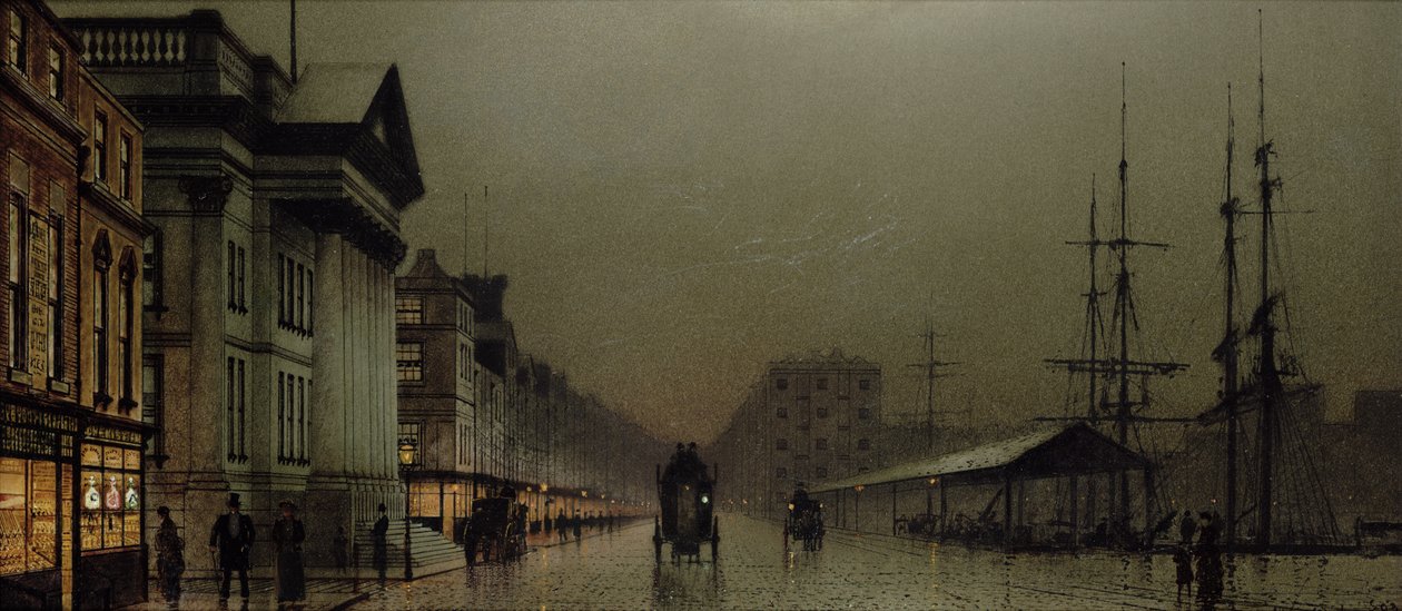 Liverpool, 1893 tekijältä John Atkinson Grimshaw