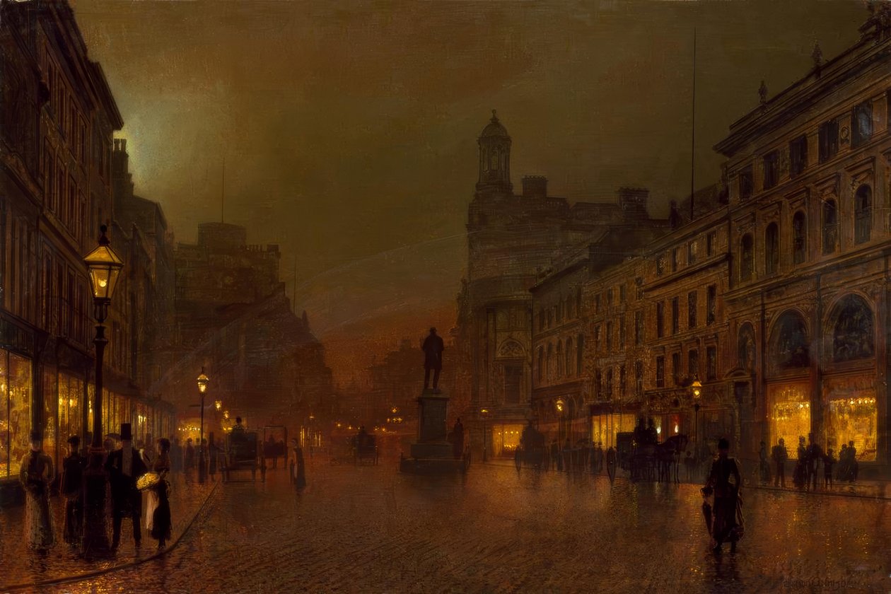 Manchester (Englanti), tekijältä John Atkinson Grimshaw